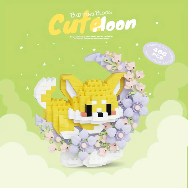 Sleeping Cat Building Blocks Set