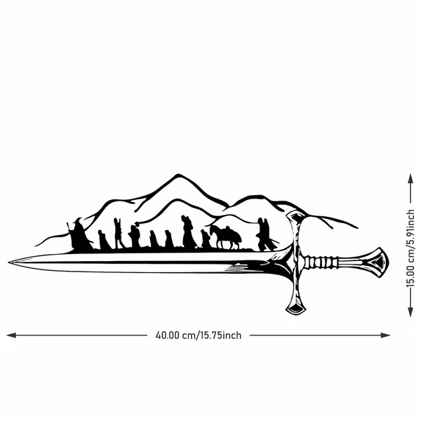 The Fellowship of the Ring  Metal Wall Art