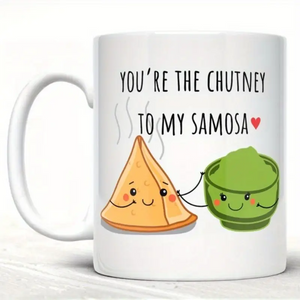Desi Chutney Samosa Love Mug