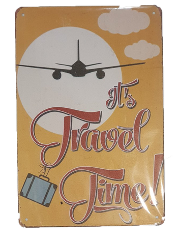 Retro Metal Sign- Travel