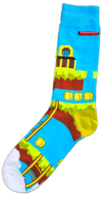 Sloth Sox- Arcade Coins Socks