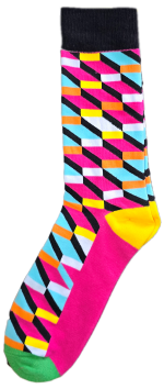 Sloth Sox- Funky Pink Socks