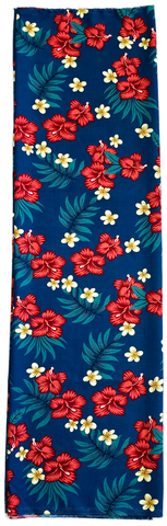 Turquoise Blue Hibiscus Lavalava