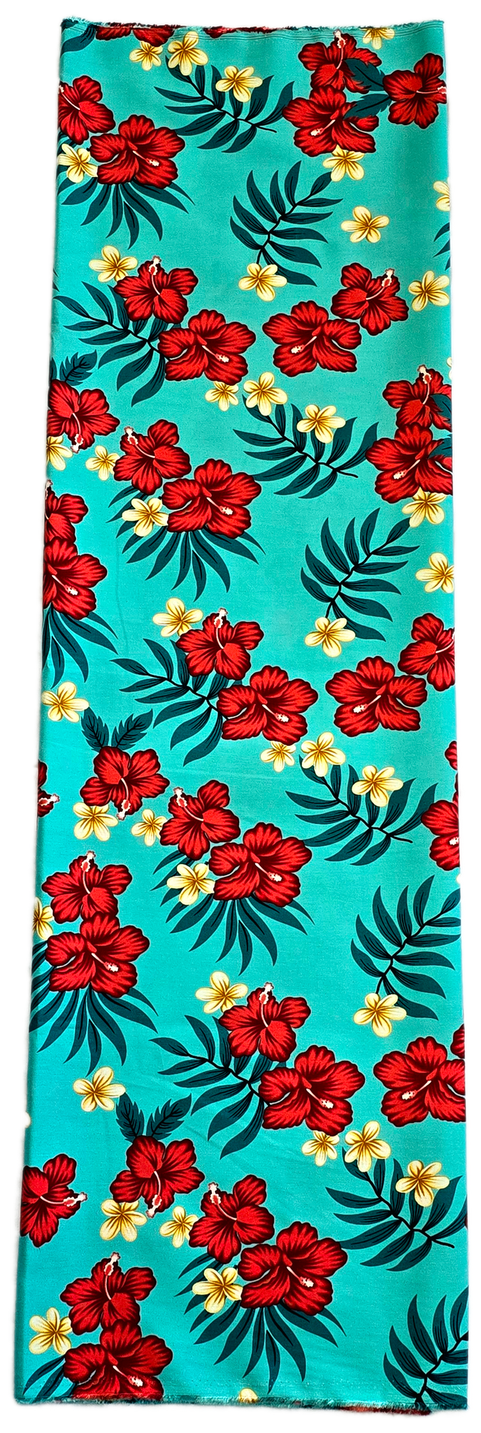 Turquoise Green Hibiscus Lavalava