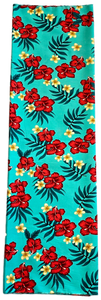 Turquoise Green Hibiscus Lavalava