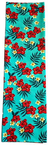 Turquoise Green Hibiscus Lavalava