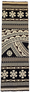 Lavalava  3 Tone Tapa Design- Cream