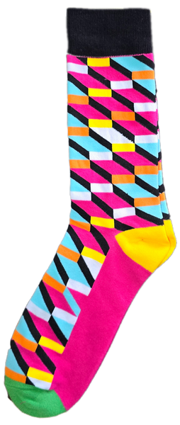 Sloth Sox- Funky Pink Socks