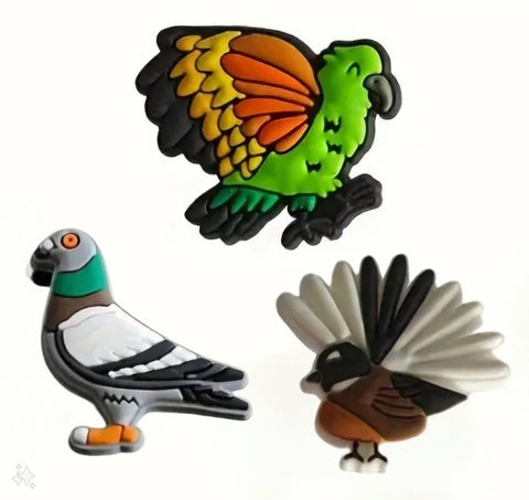 NZ Birds Jibbitz Charm Combo 2