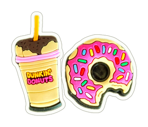 Dunkin Donutz Jibbitz Charms Set 2