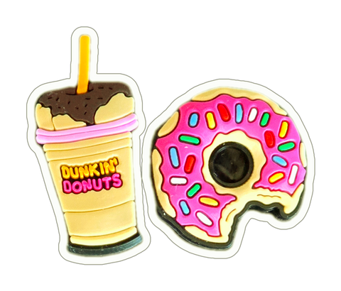 Dunkin Donutz Jibbitz Charms Set 2