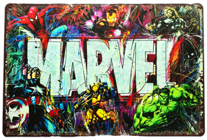 Retro Metal Sign- MARVEL