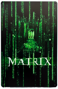 Retro Metal Sign- Matrix