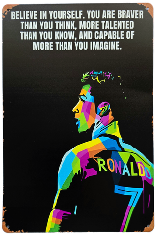 Retro Metal Sign- CR7