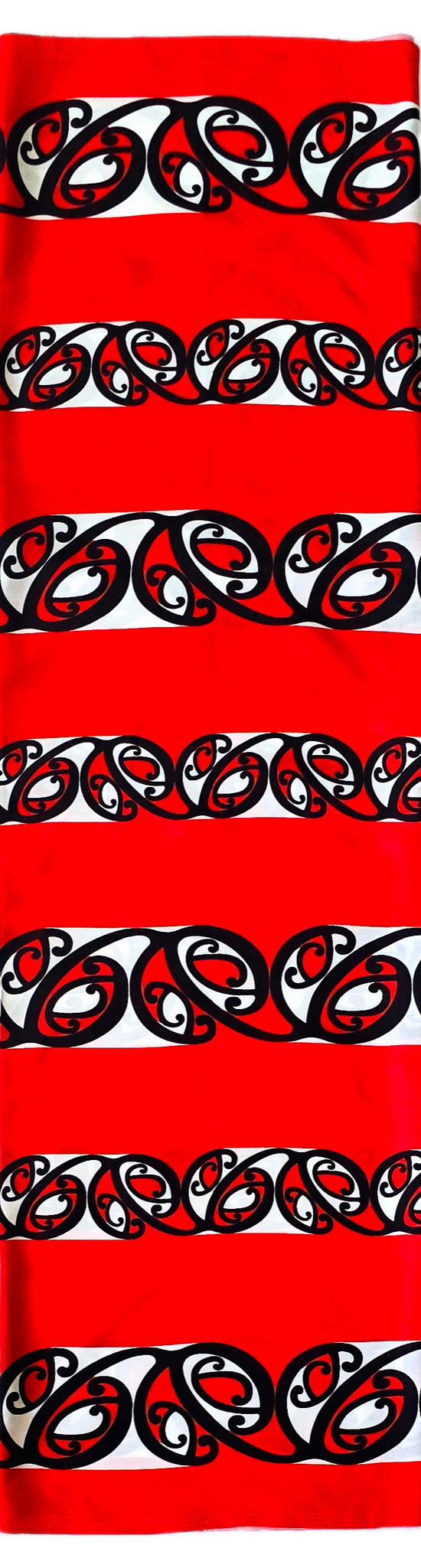 NZ Maori Design Red Lavalava