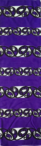 NZ Maori Design Purple Lavalava