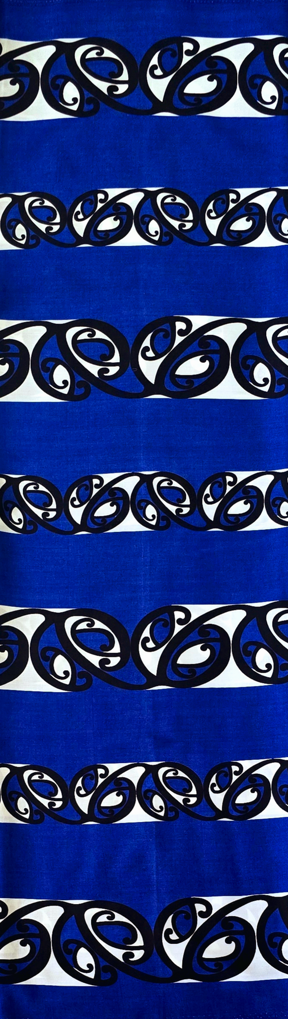 NZ Maori Design Blue Lavalava