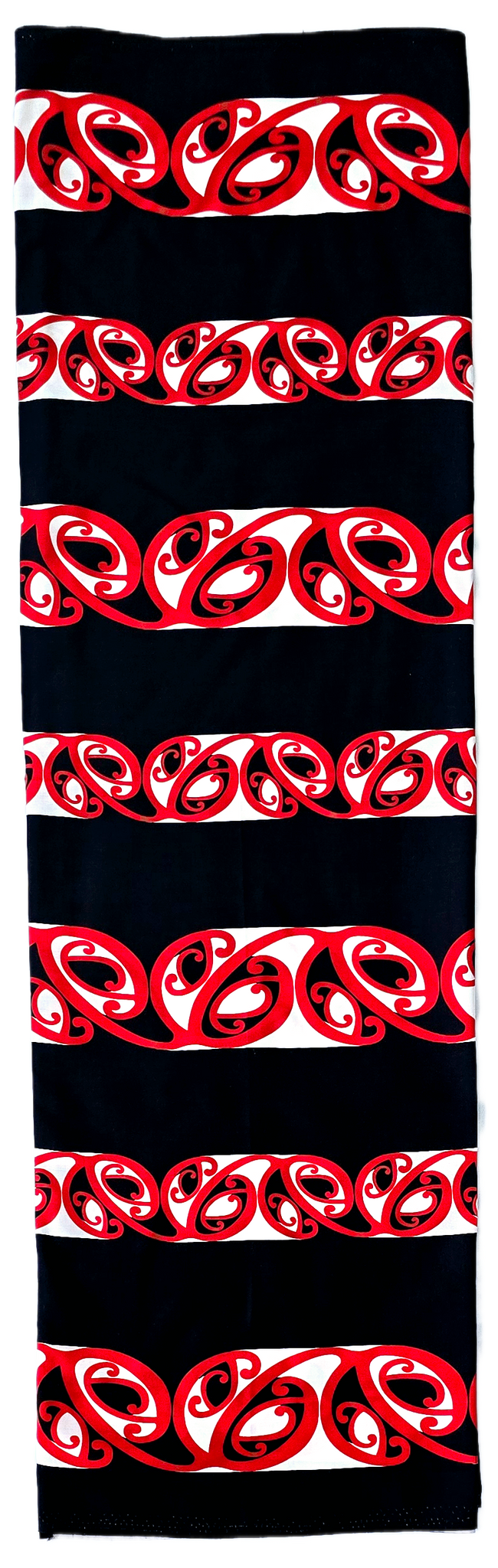 NZ Maori Design Black Lavalava