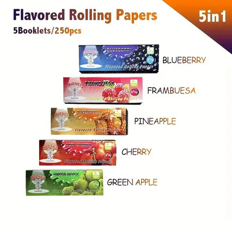 Fruit-flavored Rolling Papers (5 Booklets)