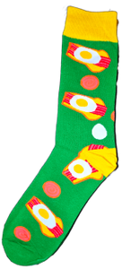 Sloth Sox- Bacon and Eggs Socks