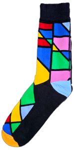 Sloth Sox- Multi Black Socks