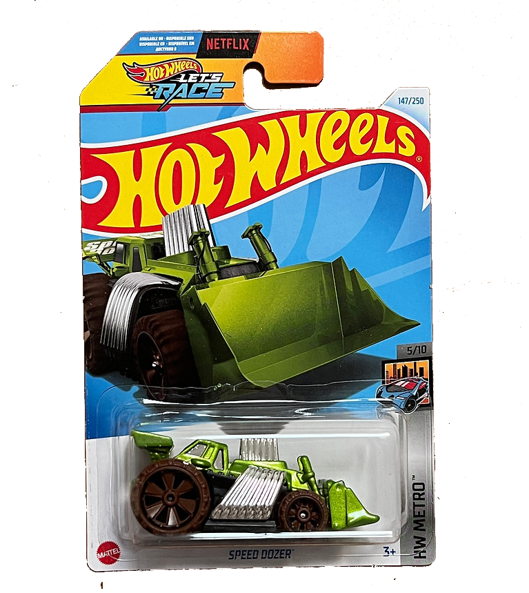 Hot Wheels Speed Dozer Green