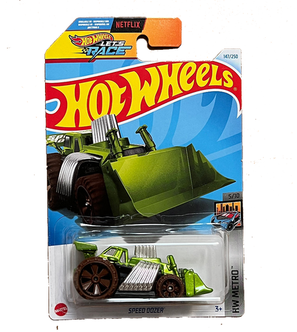 Hot Wheels Speed Dozer Green