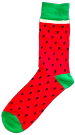 Sloth Sox- Watermelon Socks