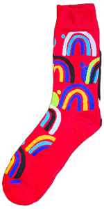 Sloth Sox- Arch Red Socks