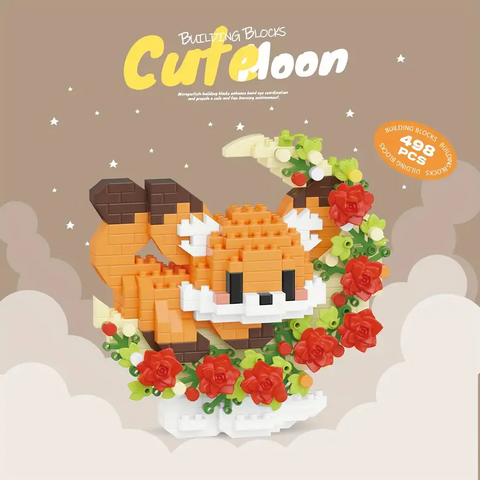 Sleeping Fox Building Blocks Set