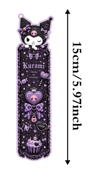 Kuromi Black Bookmark
