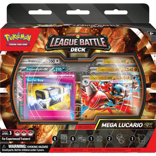Pokemon Mega Lucario EX League Battle Deck TCG Set