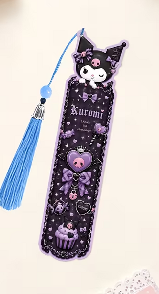 Kuromi Black Bookmark