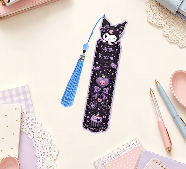 Kuromi Black Bookmark