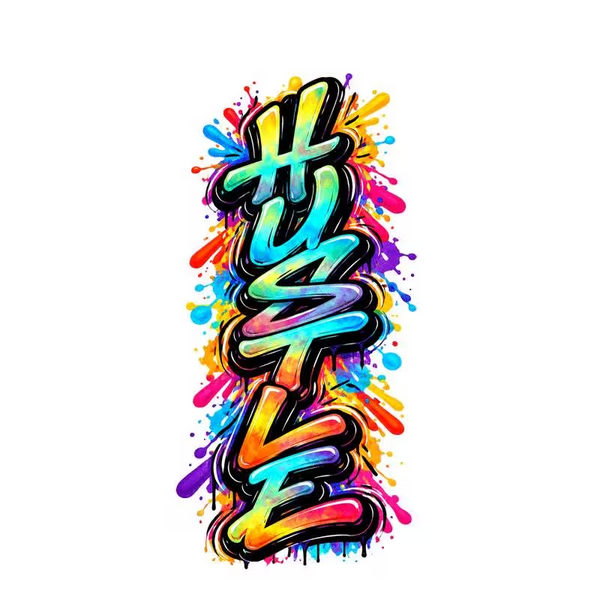 Heat Transfer Sticker - Hustle