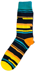 Sloth Sox-Yellow Spectrum Socks