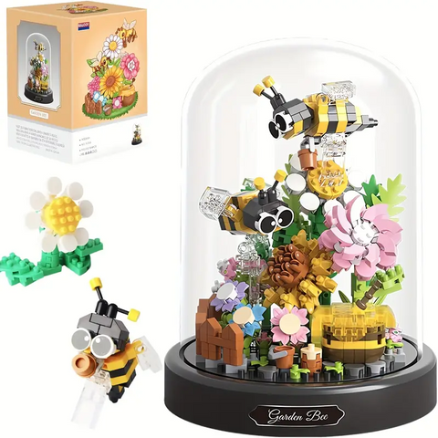 Garden Bees Building Block Set