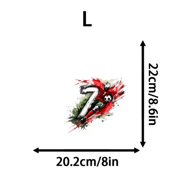 Heat Transfer Sticker - Football No.7