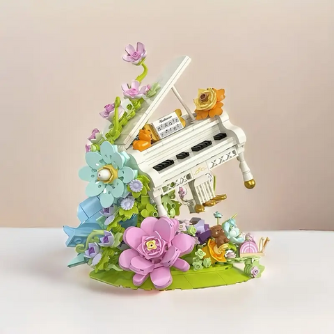 Piano Flower Garden Buidling Blocks