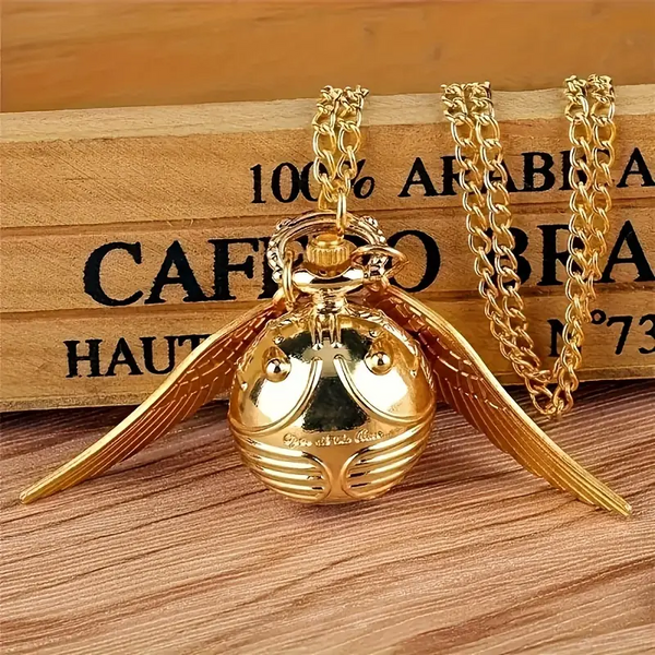 Harry Potter Inspired The Golden Snitch Pocket Watch