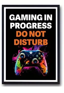 Game Art Canvas - Black