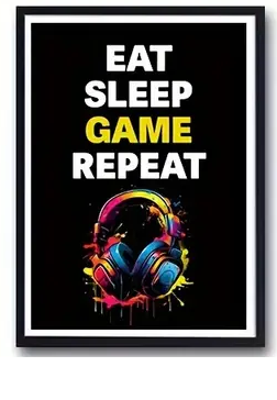 Game Art Canvas - Black