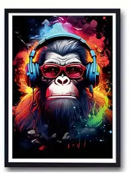 Game Art Canvas - Black