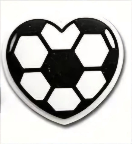 Football Love Jibbitz Charm