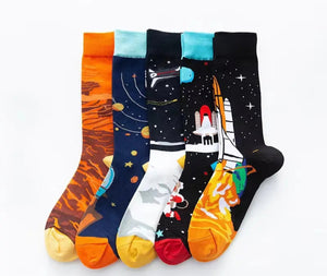 Sloth Socks 5 Pack- Space