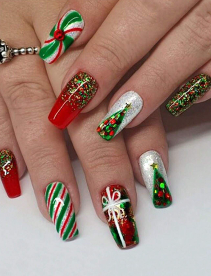 Christmas Nail Sticker Set