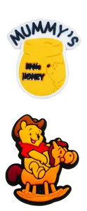 Winnie the Poo & Honey Pot Jibbitz Charms Combo