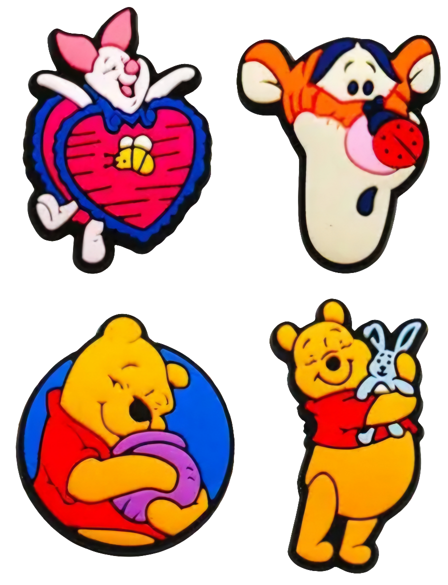 Winnie the Pooh Tigger Piglet Jibbitz Charms Set