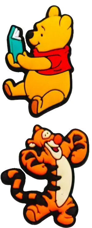 Winnie the Pooh & Tigger Jibbitz Charms Combo