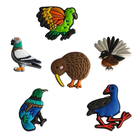 NZ Birds Jibbitz Charms Set